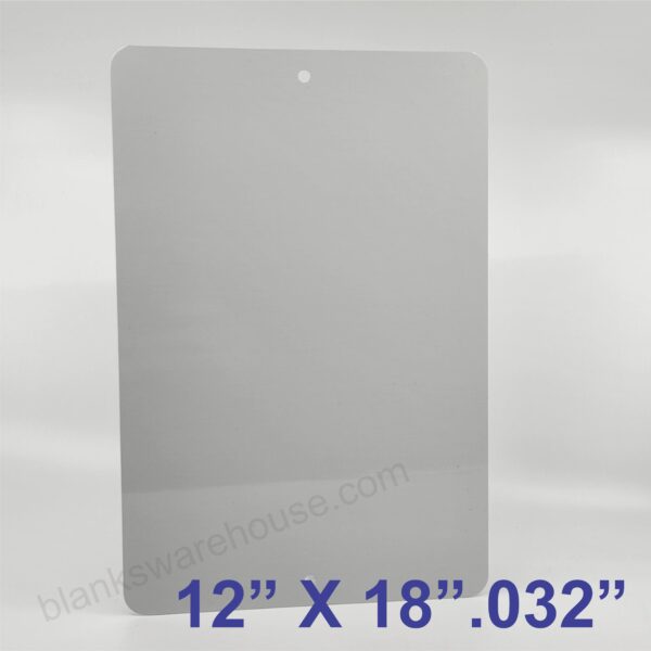 A parking sign plate shaped aluminum plate