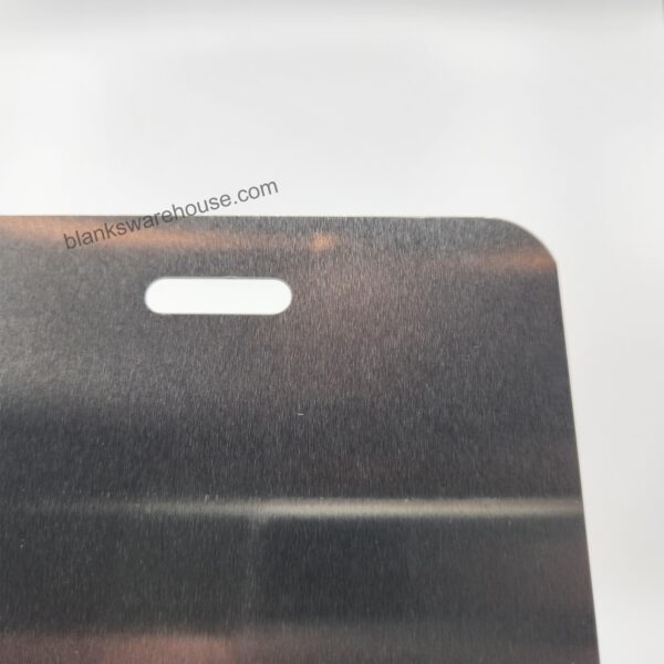 Clear Brushed Silver License Plates - 6 x 12 Set of 10 - Image 2
