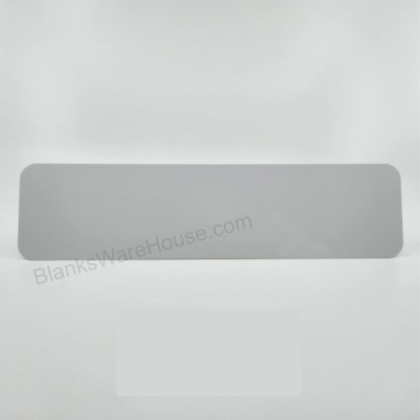 A name plate shaped aluminum plat