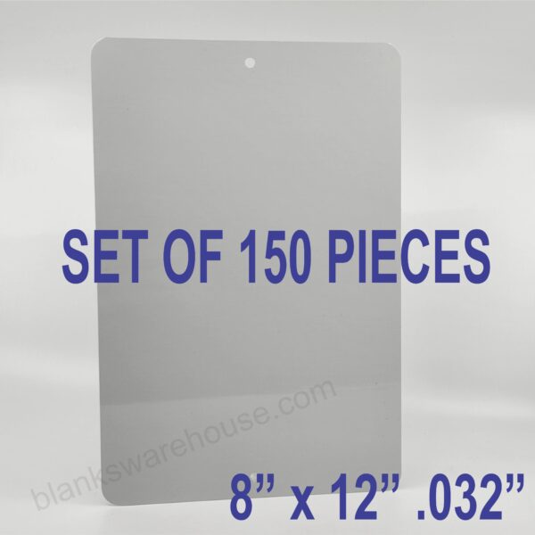 A parking sign plate shaped aluminum plate set of 150