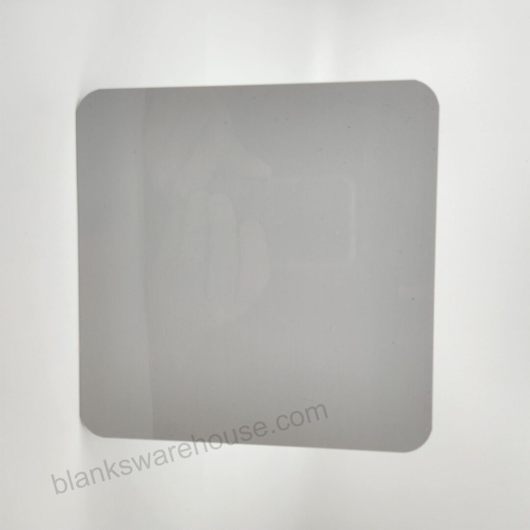 A caution sign aluminum plate with two holes