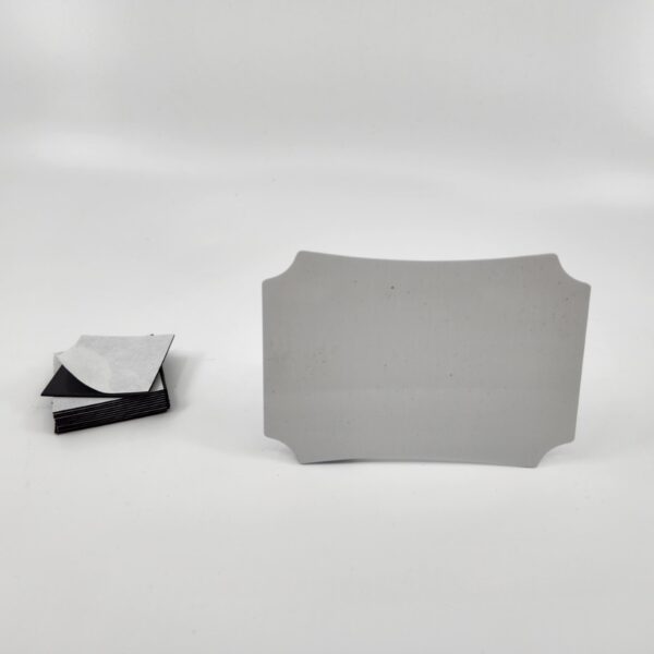 A Berlin photo blank shaped aluminum plate with magnet