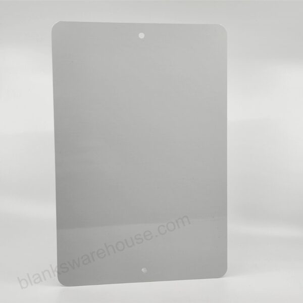 A parking sign plate shaped aluminum plate