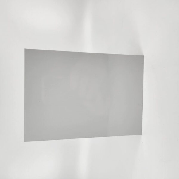 A trophy blank plate sign shaped aluminum plate