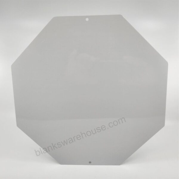 A stop sign plug sign plate shaped aluminum plate